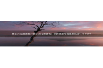 深夜放毒糖心vlog：糖心vlog资源包(\