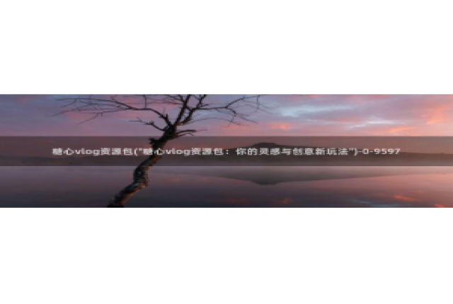 深夜放毒糖心vlog：糖心vlog资源包(\